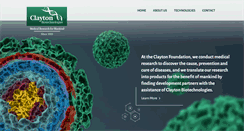Desktop Screenshot of claytonbiotech.com